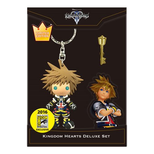 Kingdom Hearts Sora 3D Figural Key Chain and Keyblade Pin - San Diego Comic-Con 2016 Exclusive